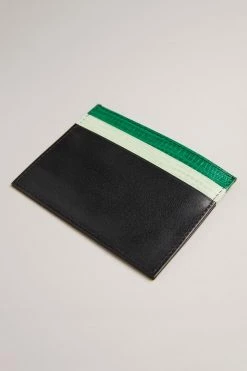 Ted Baker Feeld Black Exotic Mix Leather Card Holder -tedbaker Shop Online unnamed file 5224