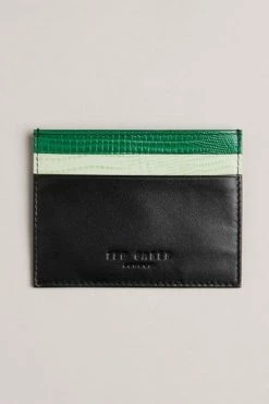 Ted Baker Feeld Black Exotic Mix Leather Card Holder -tedbaker Shop Online unnamed file 5226