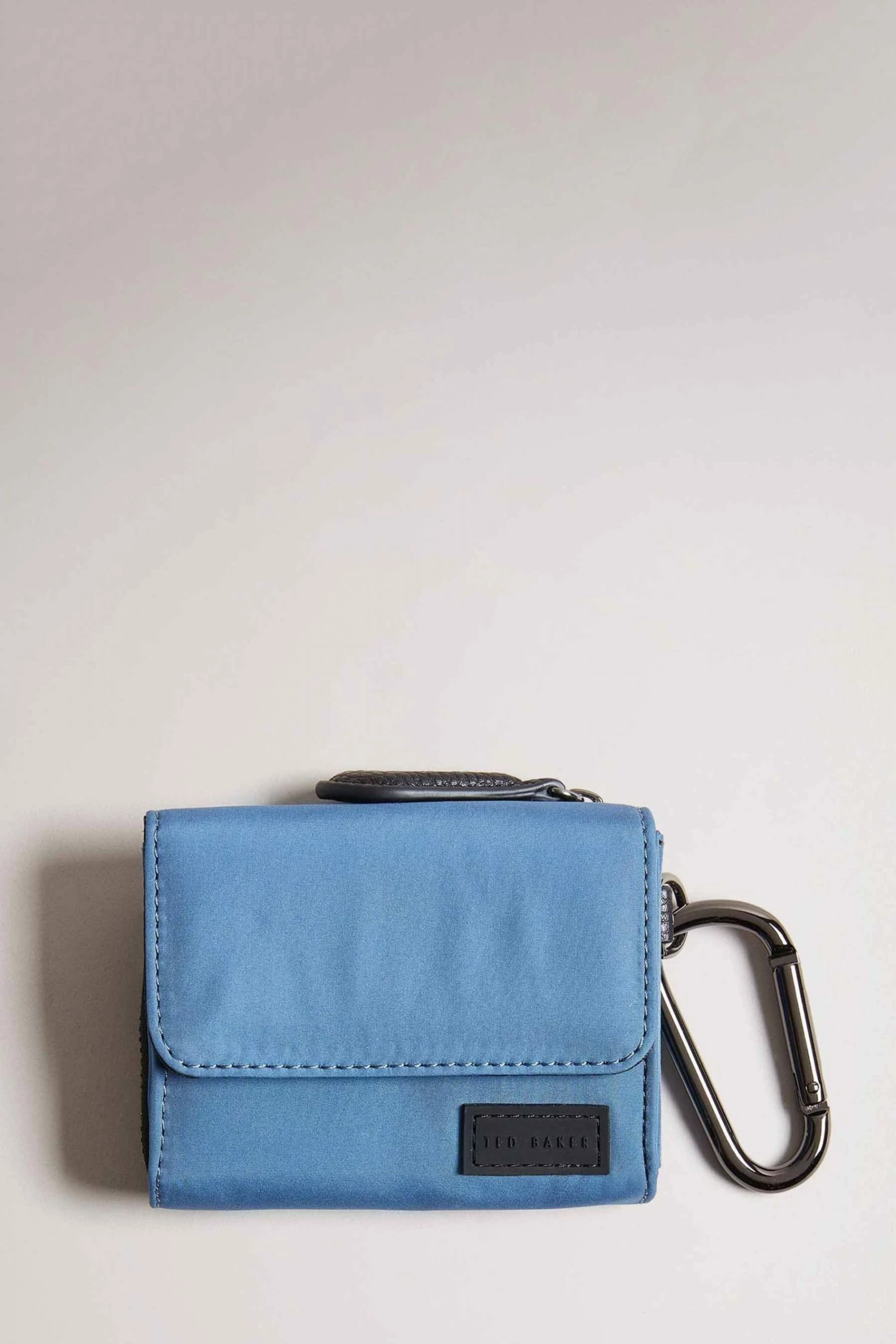 Ted Baker Blue Dans Nylon Clip-On Wallet 3 Ted Baker Blue Dans Nylon Clip-On Wallet