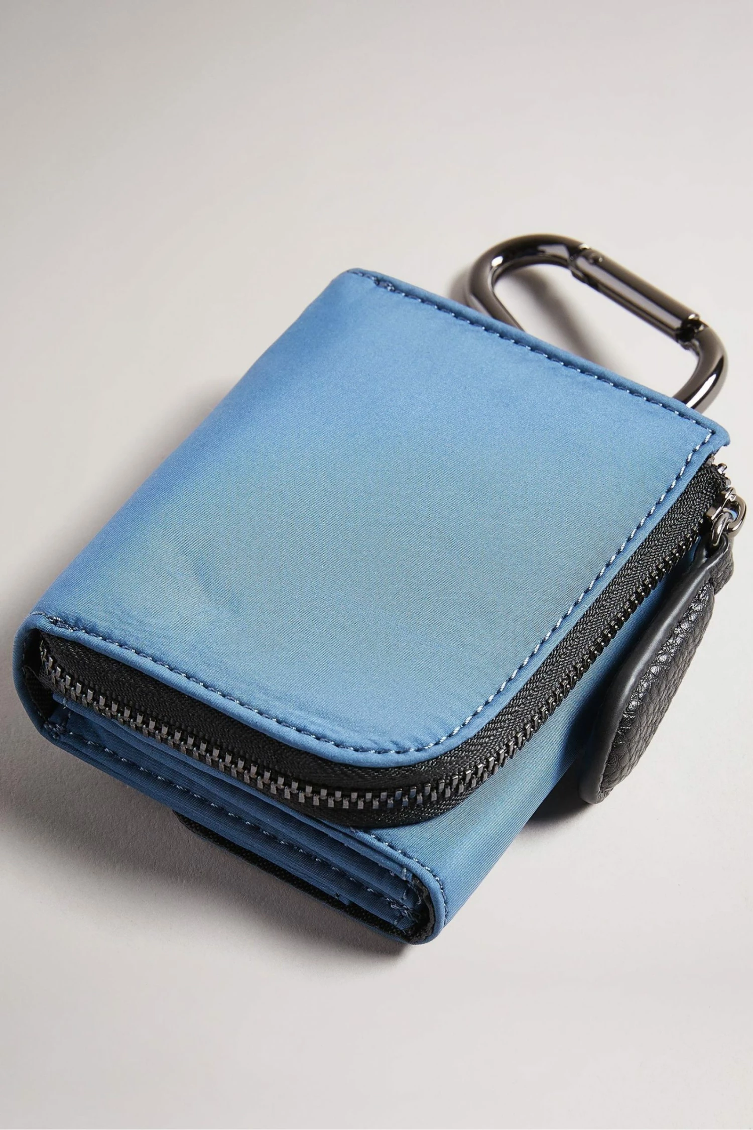Ted Baker Blue Dans Nylon Clip-On Wallet 4 Ted Baker Blue Dans Nylon Clip-On Wallet - Image 2