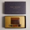 Ted Baker Chocolate Brown Badge Cardholder And Keyring Set -tedbaker Shop Online unnamed file 5250