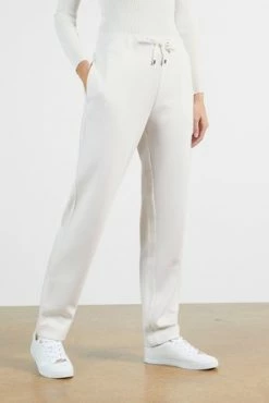 Ted Baker Vveria White Relaxed Side Trim Joggers -tedbaker Shop Online unnamed file 5299