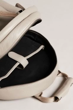 Ted Baker Natural Kailen Stone Branded Leather Backpack Bag -tedbaker Shop Online unnamed file 530