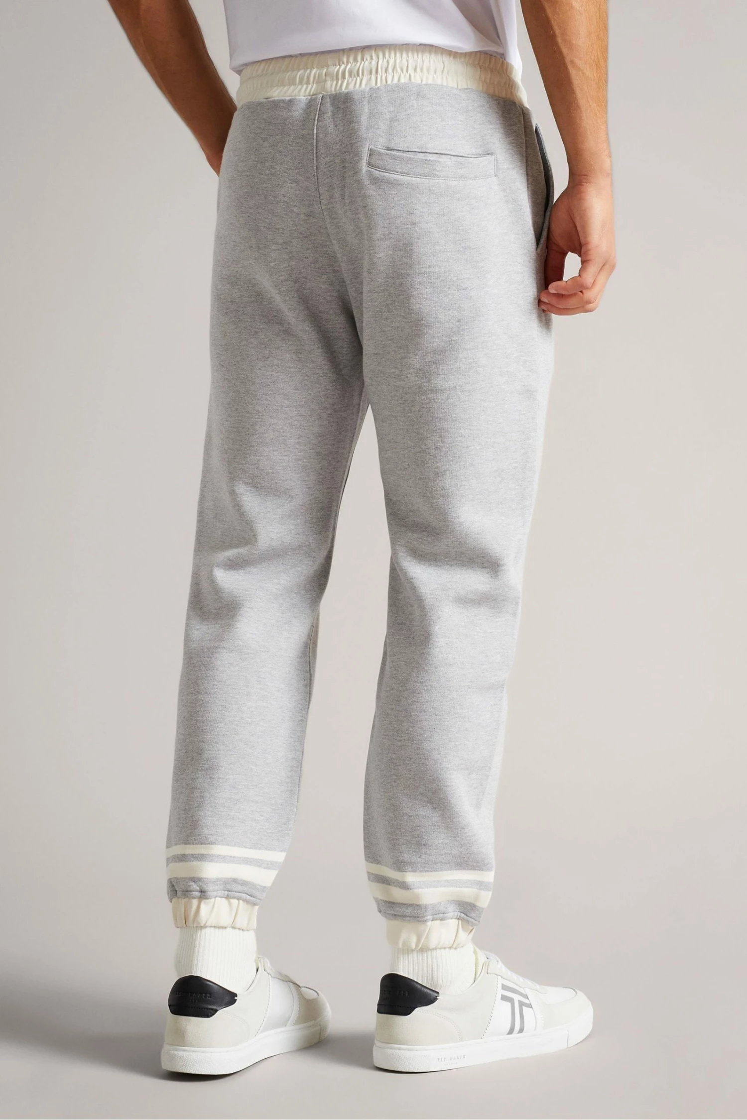 Ted Baker Grey-Marl Wigton Jersey Joggers 3 Ted Baker Grey-Marl Wigton Jersey Joggers - Image 2