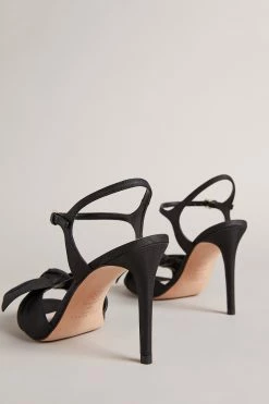 Ted Baker Heevia Black Moire Satin Bow 90Mm Heeled Sandals 9 Ted Baker Heevia Black Moire Satin Bow 90Mm Heeled Sandals -tedbaker Shop Online unnamed file 5386