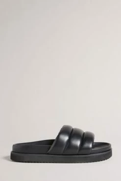Ted Baker Amirra Black Padded Flat Mule Slider -tedbaker Shop Online unnamed file 5393