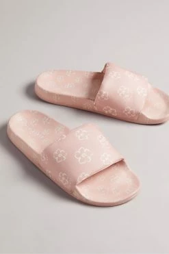 Ted Baker Pink Magnolia Flower Sliders -tedbaker Shop Online unnamed file 5395