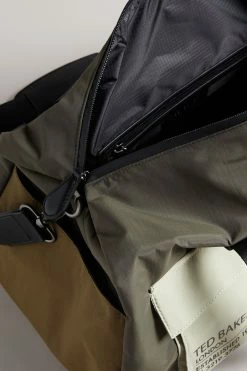 Ted Baker Fedwick Khaki Colour Block Holdall -tedbaker Shop Online unnamed file 540