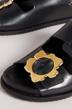 Ted Baker Flolah Black Magnolia Buckle Mule Sliders 10 Ted Baker Flolah Black Magnolia Buckle Mule Sliders -tedbaker Shop Online unnamed file 5407