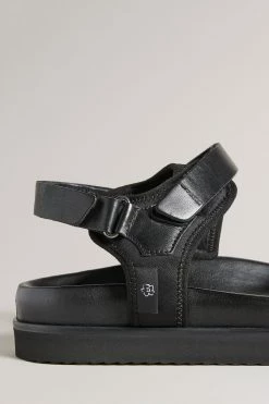 Ted Baker Nalha Black Velcro Sports Flat Sandal -tedbaker Shop Online unnamed file 5433