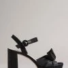 Ted Baker Black Heeled Bow Sandals -tedbaker Shop Online unnamed file 5440