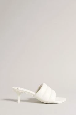 Ted Baker Lyna Natural Padded Heeled Mule Sandal