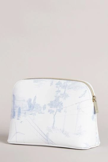 Ted Baker White Kayiley New Romantic Makeup Bag 6 Ted Baker White Kayiley New Romantic Makeup Bag - Image 4