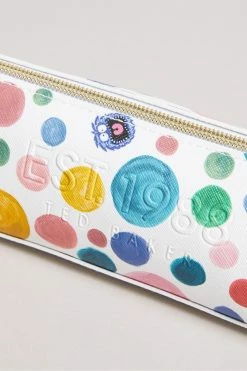 Ted Baker Maddy White Flirty Texture Monster Spot Brush Case 10 Ted Baker Maddy White Flirty Texture Monster Spot Brush Case -tedbaker Shop Online unnamed file 5487