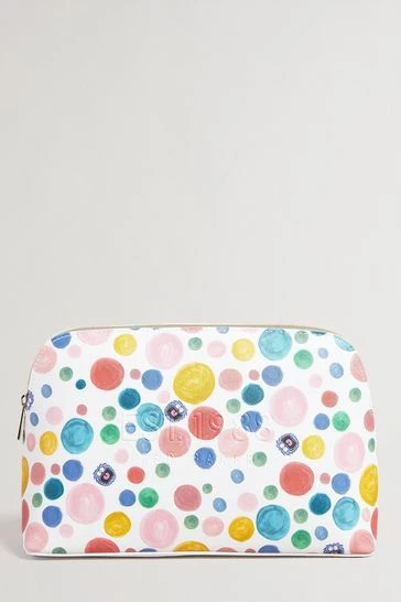 Ted Baker Matilly White Flirty Texture Monster Spot Washbag 7 Ted Baker Matilly White Flirty Texture Monster Spot Washbag - Image 5