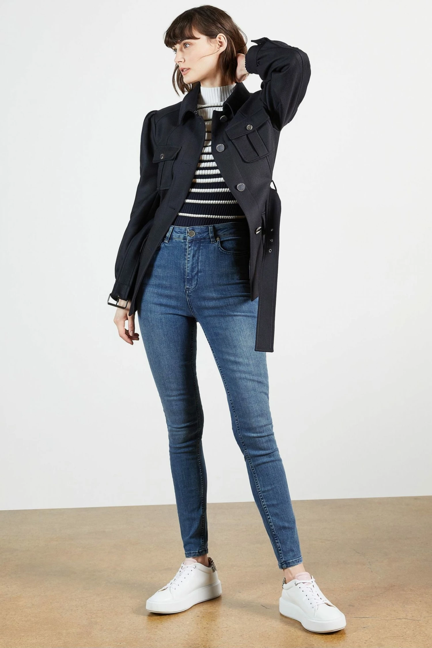 Ted Baker Blue Geon Skinny Mid Wash Jeans 3 Ted Baker Blue Geon Skinny Mid Wash Jeans