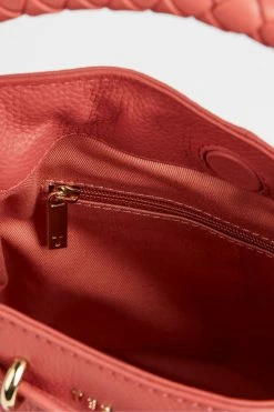 Ted Baker Paralee Red Braided Handle Fringe Mini Bucket Bag -tedbaker Shop Online unnamed file 563