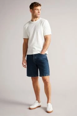 Ted Baker Dutson Blue Denim Short -tedbaker Shop Online unnamed file 5672