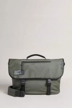 Ted Baker Mens Green Strole Rubberised Satchel Bag -tedbaker Shop Online unnamed file 571