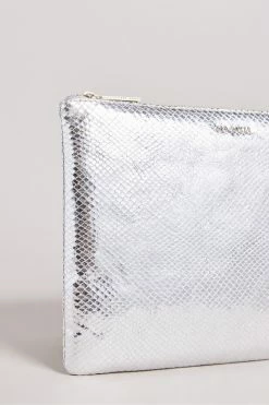 Ted Baker Large Snaksi Silver Snake Detail Pouch -tedbaker Shop Online unnamed file 574