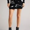 Ted Baker Rosiie Black Knitted Jacquard Skirt -tedbaker Shop Online unnamed file 5754