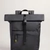 Ted Baker Clime Black Rubberised Rolltop Backpack -tedbaker Shop Online unnamed file 577