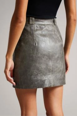 Ted Baker Pwr Black Mini Skirt With Zip -tedbaker Shop Online unnamed file 5798