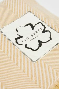 Ted Baker Hety Pink Herringbone Scarf -tedbaker Shop Online unnamed file 5890