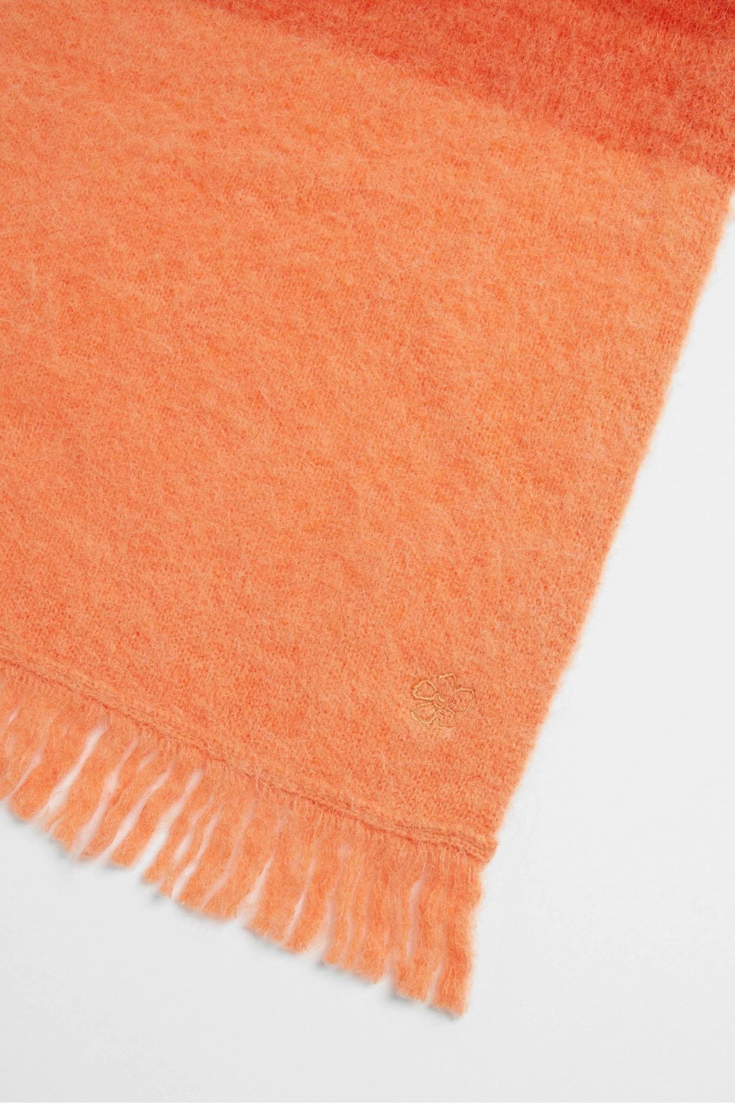Ted Baker Orange Eppin Ombre Knit Scarf 5 Ted Baker Orange Eppin Ombre Knit Scarf - Image 3