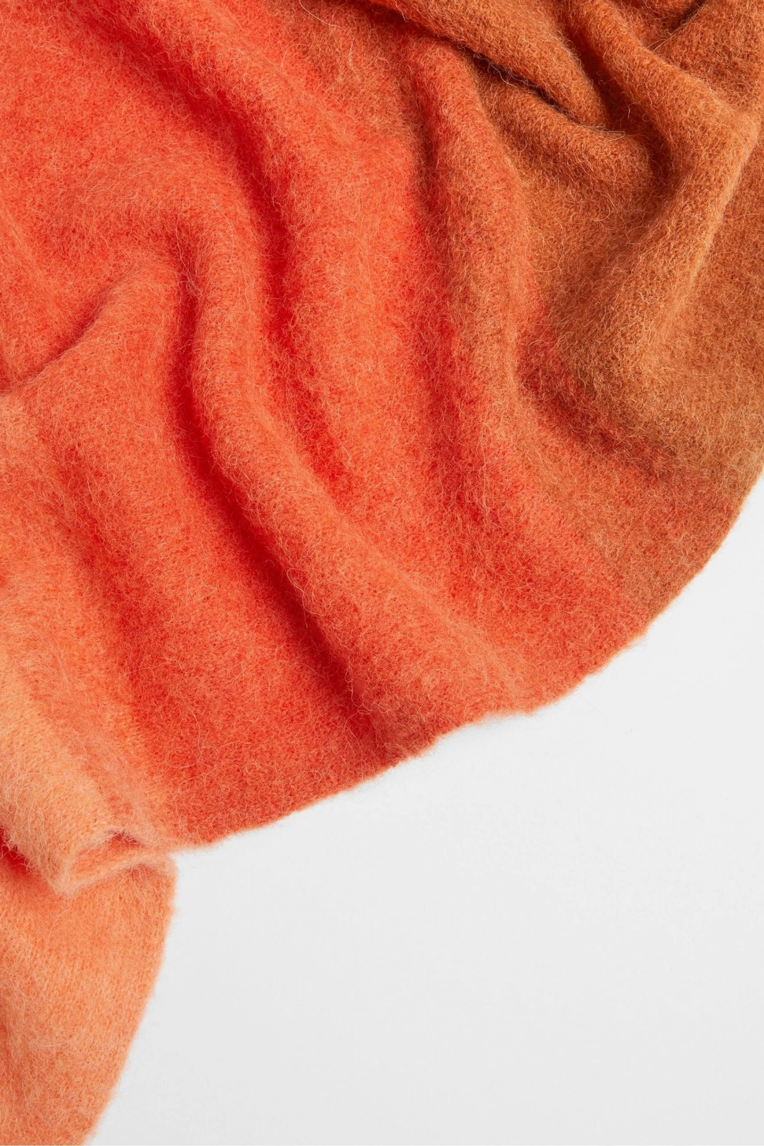 Ted Baker Orange Eppin Ombre Knit Scarf 6 Ted Baker Orange Eppin Ombre Knit Scarf - Image 4