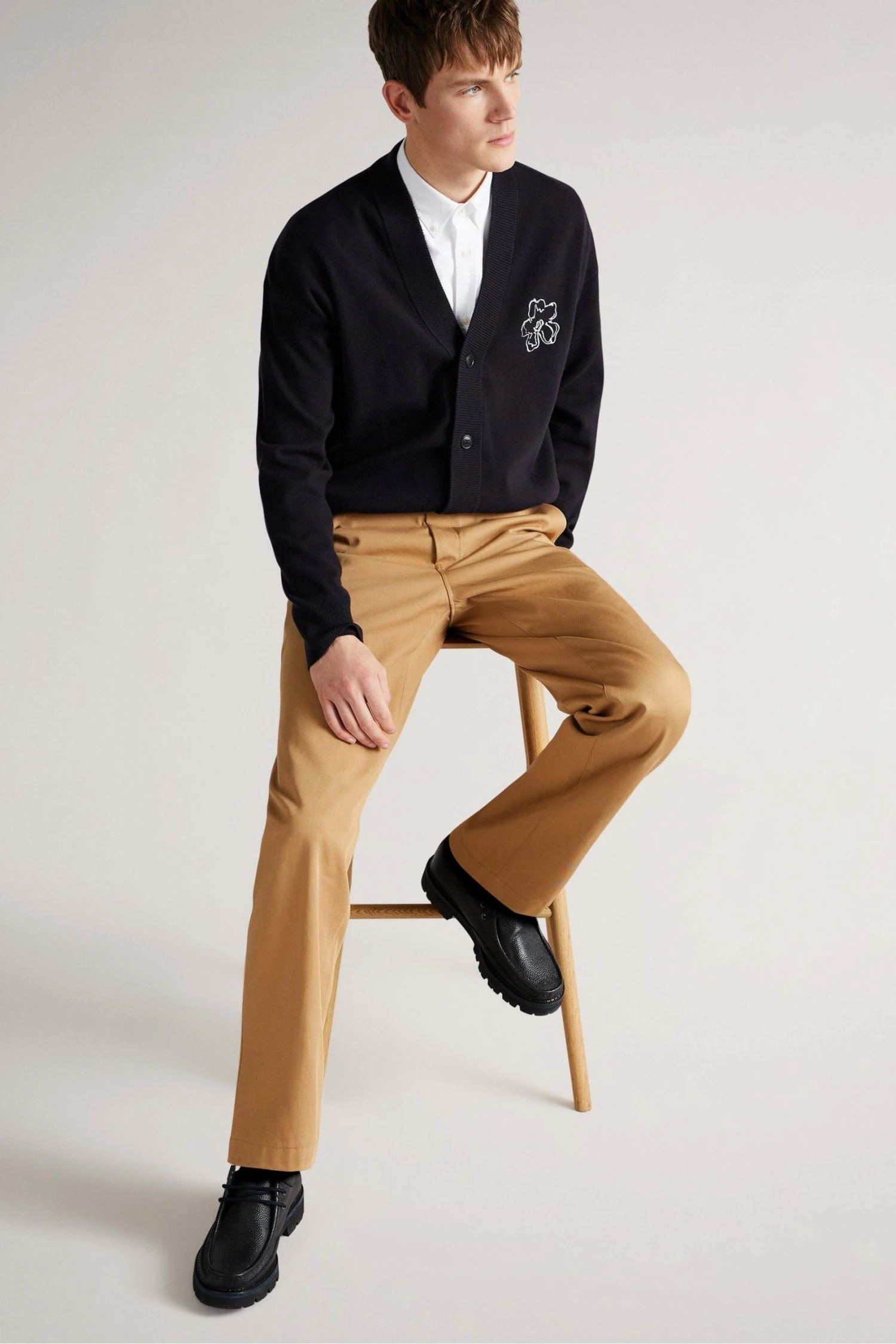 Ted Baker Blue Ditton Knitted Cardigan 6 Ted Baker Blue Ditton Knitted Cardigan - Image 4