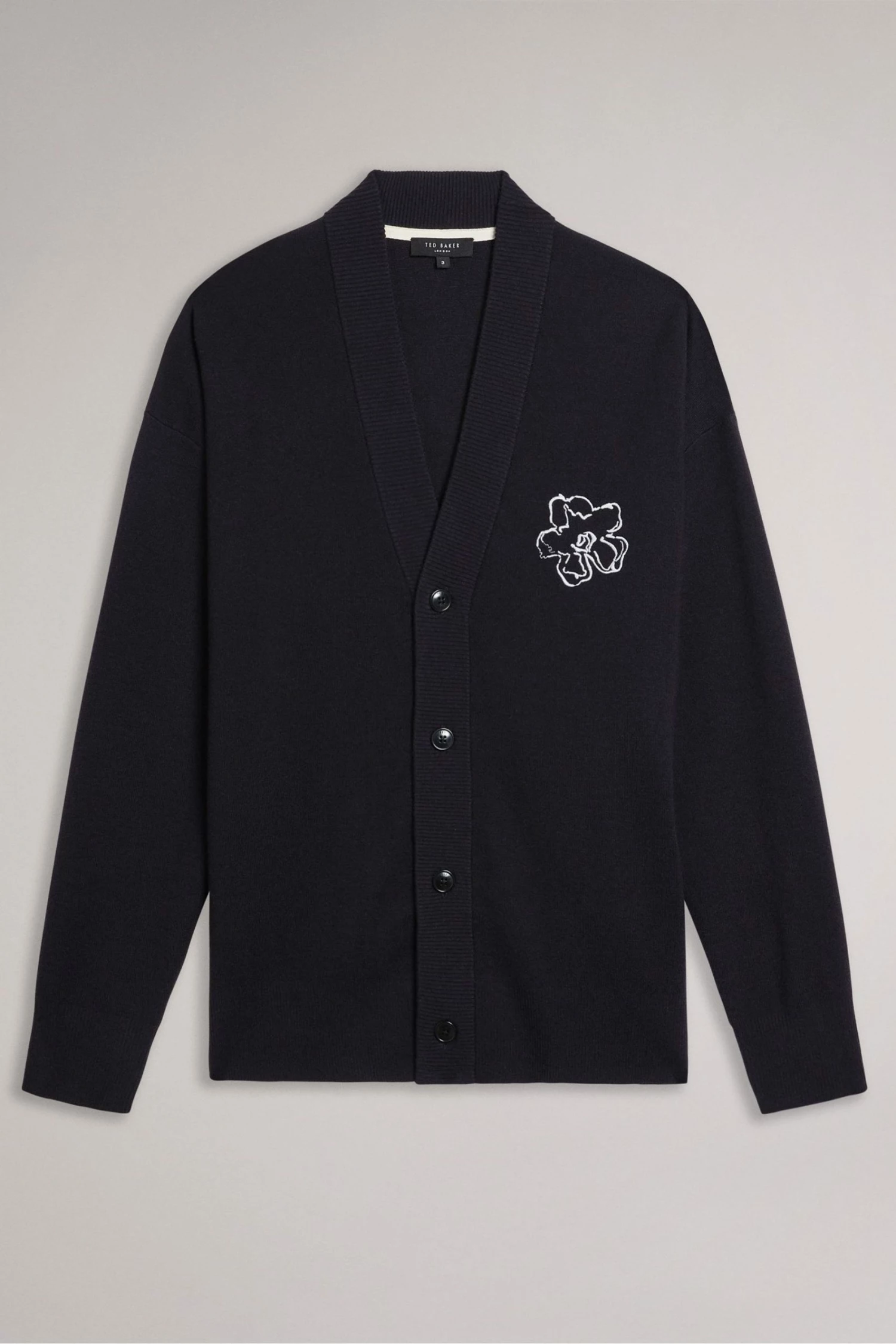 Ted Baker Blue Ditton Knitted Cardigan 11 Ted Baker Blue Ditton Knitted Cardigan - Image 9