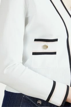 Ted Baker White Flooraa Knitted Cardigan -tedbaker Shop Online unnamed file 5929