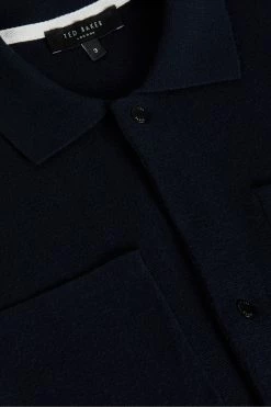 Ted Baker Mens Blue Abbeyrd Miliano Stitch Cardigan -tedbaker Shop Online unnamed file 5942