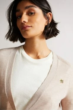 Ted Baker Aiyleen Cream Merino Low V Cardigan -tedbaker Shop Online unnamed file 5948