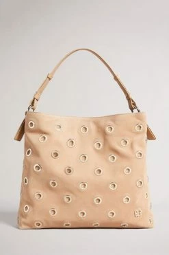 Ted Baker Meida Camel Eyelet Detail Swag Bag -tedbaker Shop Online unnamed file 597