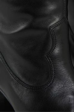 Ted Baker Black Allisan Leather Block Heel Knee Length Boots -tedbaker Shop Online unnamed file 5976