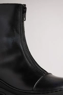 Ted Baker Black Aurelya Black Zip Front Chunky Boots 11 Ted Baker Black Aurelya Black Zip Front Chunky Boots -tedbaker Shop Online unnamed file 6005