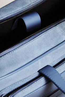 Ted Baker Blue Tyrese Suede T Document Bag -tedbaker Shop Online unnamed file 601