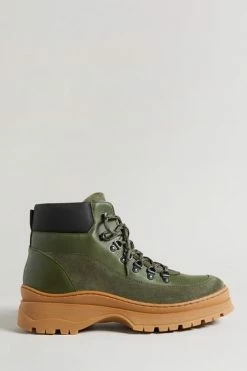 Ted Baker Unisex Westonn Khaki Green Chunky Hiker Boots -tedbaker Shop Online unnamed file 6029
