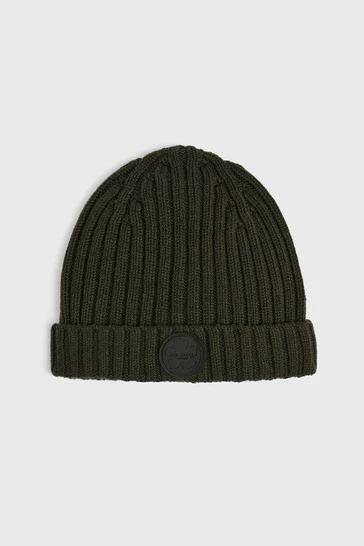 Ted Baker Green Tolton Rib Beanie Hat 6 Ted Baker Green Tolton Rib Beanie Hat - Image 4