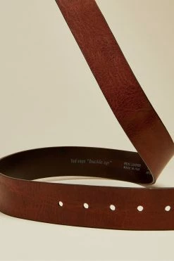 Ted Baker Brown Keepsak Contrast Keeper Leather Belt -tedbaker Shop Online unnamed file 6108