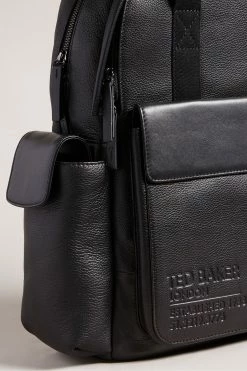 Ted Baker Mens Black Kailen Branded Leather Backpack Bag 10 Ted Baker Mens Black Kailen Branded Leather Backpack Bag -tedbaker Shop Online unnamed file 611