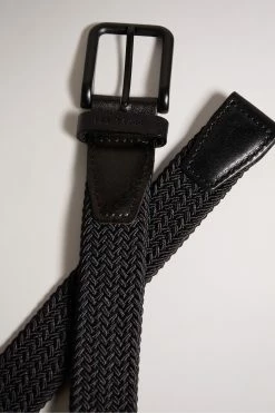 Ted Baker Timm Black Woven Belt -tedbaker Shop Online unnamed file 6115