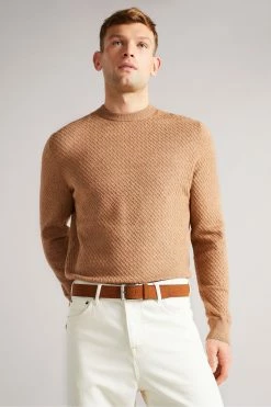 Ted Baker Tible Brown Corduroy Suede Belt -tedbaker Shop Online unnamed file 6120