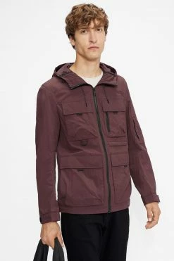 Ted Baker Purple Washon Multi Pocket Hooded Jacket -tedbaker Shop Online unnamed file 6139
