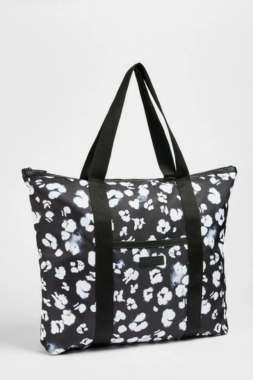 Ted Baker Shirla Black Nocturnal Animal Nylon Tote 6 Ted Baker Shirla Black Nocturnal Animal Nylon Tote - Image 4