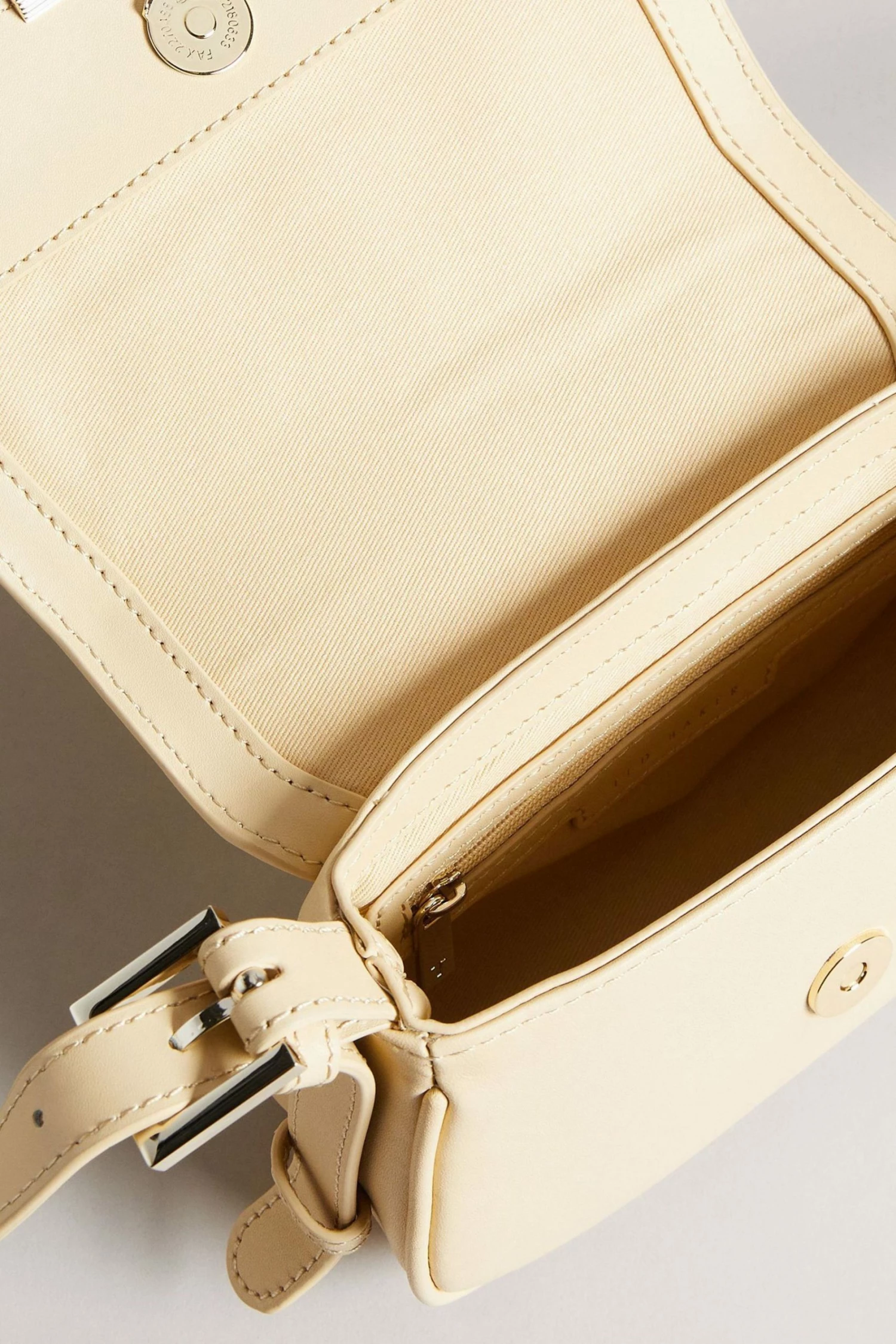 Ted Baker Natural Bagira Curved Baguette Cross-Body Bag 5 Ted Baker Natural Bagira Curved Baguette Cross-Body Bag - Image 3