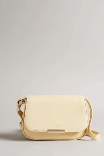 Ted Baker Natural Bagira Curved Baguette Cross-Body Bag 8 Ted Baker Natural Bagira Curved Baguette Cross-Body Bag - Image 6