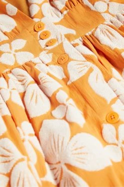 Ted Baker Cinthy Orange Button Front Jacquard Dress 13 Ted Baker Cinthy Orange Button Front Jacquard Dress -tedbaker Shop Online unnamed file 756